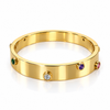 Colour Crystal Broad Bracelet