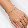 Pink Crystal Mini Tulip Bracelet