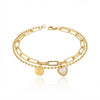 Link Ball Chain charm Bracelet