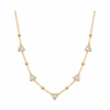 Tri Charm Necklace with Earrings