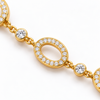 Dainty Sparkly Oval Bracelet