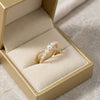 Pearl Stud cross Ring
