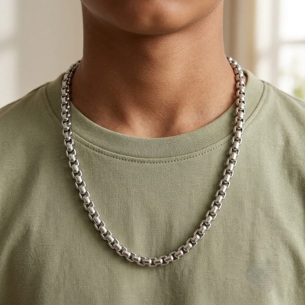 Wheat Men's Silver Chain