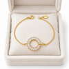 Halo Crystal Studded Bracelet