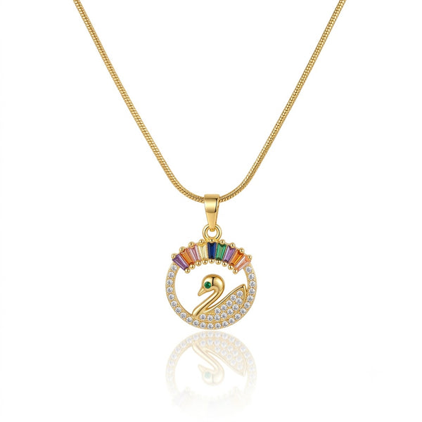 Swan Crystal Necklace