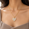 Studded Heart Necklace