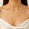 Gold Clover Necklace