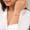 Blue Tulip Adjustable Bracelet
