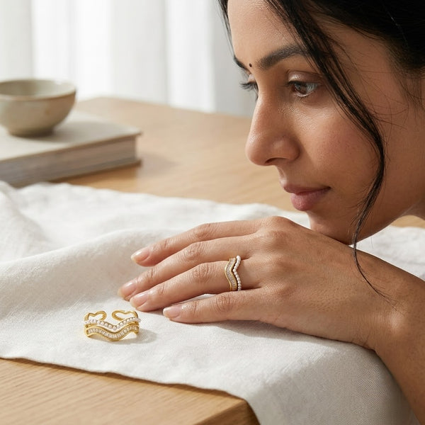 Studwave Ring