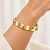 Pink Crystal Broad Bracelet