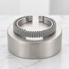 Aurelia Silver Mesh Men’s Bracelet