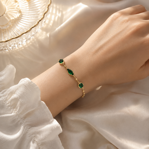 Emerald Multi Stone Bracelet