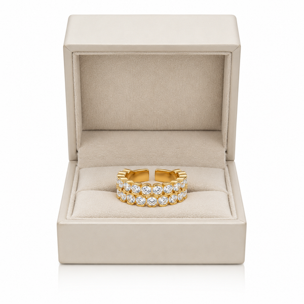 Crystal Dual Ring