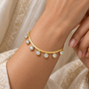 Minimal Crystal Snake Chain Bracelet