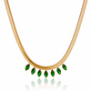 Emerald Solace Charm Necklace