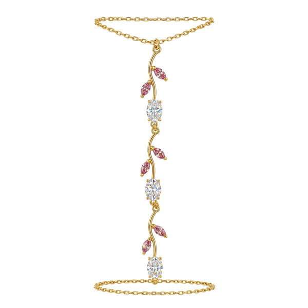 Crystal Tulip Handchain