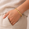Solid Gold Studded Beads Bracelet