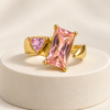 Pink Duo Ring