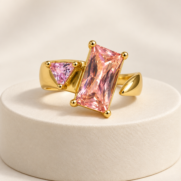 Pink Duo Ring