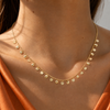 Arina Gold Tassel Necklace