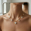Heart Crystal Charm Dainty Necklace