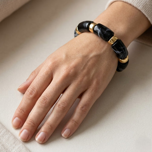 Viral Stackable Bracelet- Black