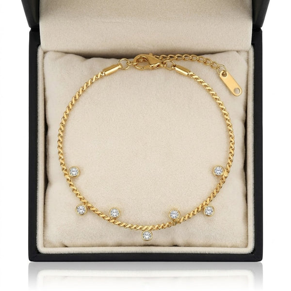 Dainty Round Chimes Bracelet