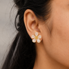 Glass Bloom Earring