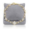 Crystal Flower Studded Bracelet