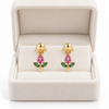 Pink Tulip Earrings