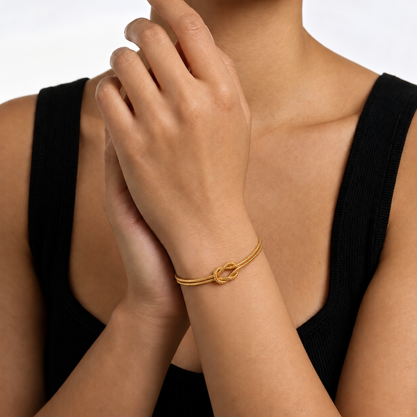 Intertwined Chain Bracelet