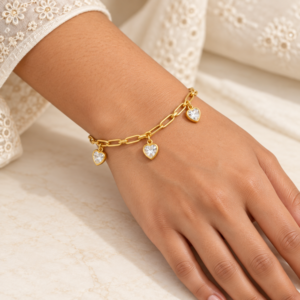 Heart Link Anklet