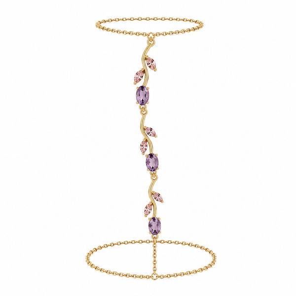 Lavender Tulip Handchain
