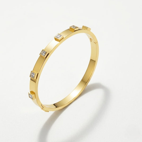 Sculpt Gold Bracelet