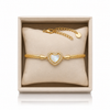 Pearl Heart Diamond Studded Bracelet