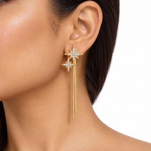 Star Tassel Earring