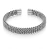Aurelia Silver Mesh Men’s Bracelet