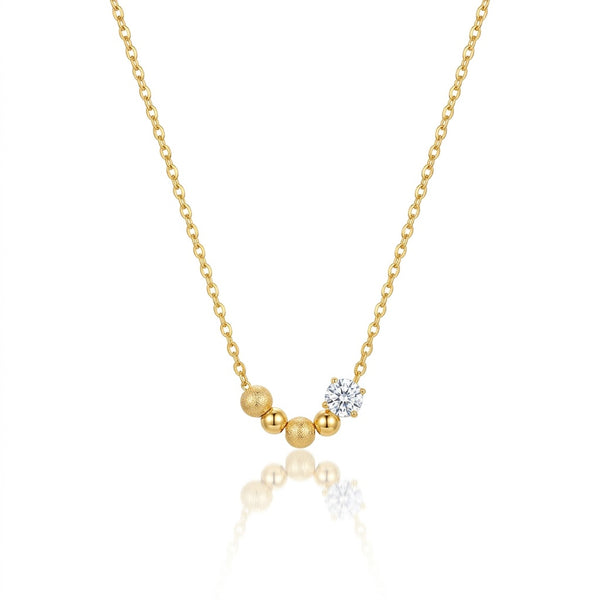 Bead Diamond Necklace