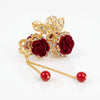Red Rose Hair Claw Clip – Red for women by Fix My Hairs