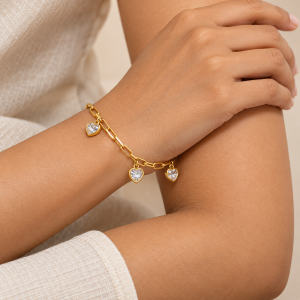 Heart Link Anklet
