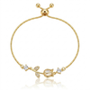 Moon Tulip Crystal Adjustable Bracelet