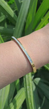 Sparkling Line Bangle Bracelet