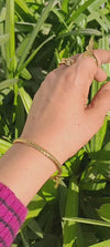 Twisted Gold Chain Bracelet