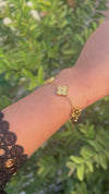 Gold Clover Bracelet
