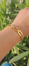 Gold Link Bangle