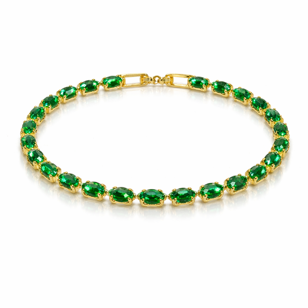 Marque Emerald Chain Bracelet